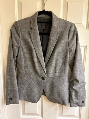 Ann Taylor Gray Petite Blazer